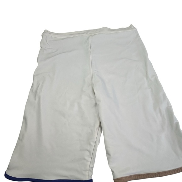 NEW Acacia Swim Fox Biker Shorts acacia swimwear Ivory Medium - Picture 2 of 5